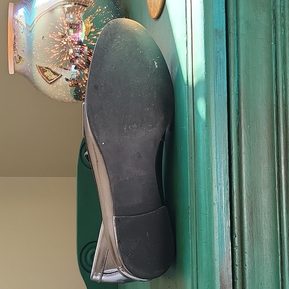 Calvin Klein Silver Metallic Loafers - Picture 4 of 6